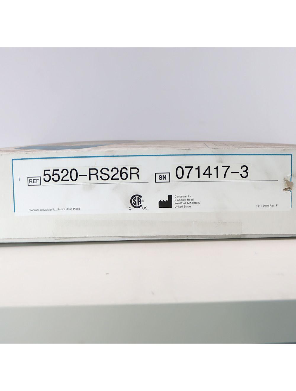 Palomar StarLux LuxRs 500 Handpiece Cynosure Factory Refurbished 071417-3 (0 Shots) Palomar