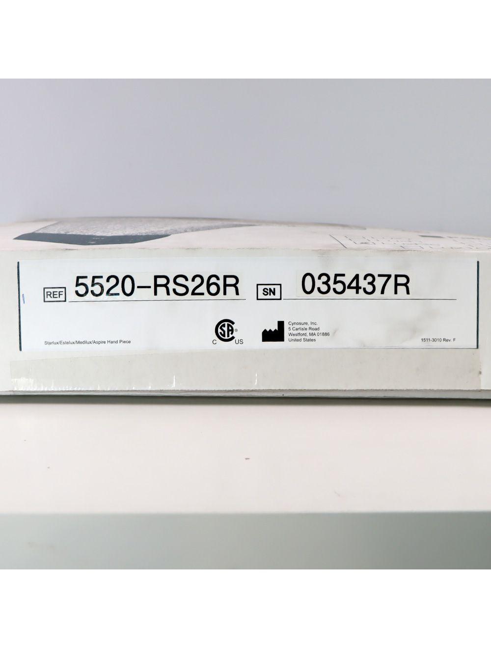 Palomar StarLux LuxRs 500 Handpiece Cynosure Factory Refurbished 035437R (0 Shots) Palomar