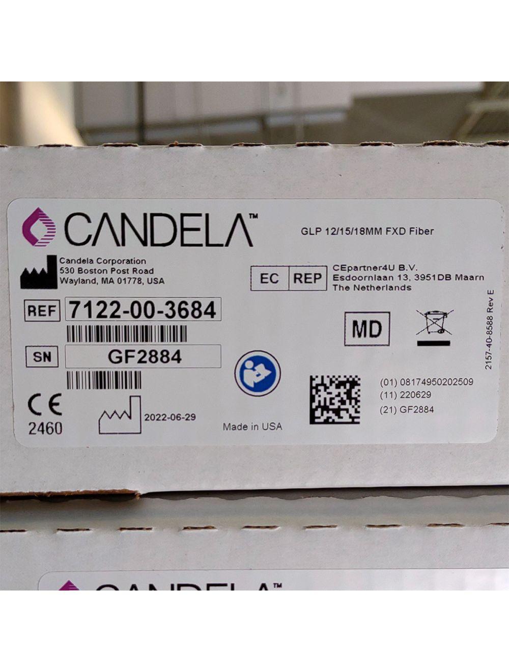 Candela GentleLase Plus Fiber Assembly 12/15/18mm Factory NEW 7122-00-3684 (GF2884) Candela