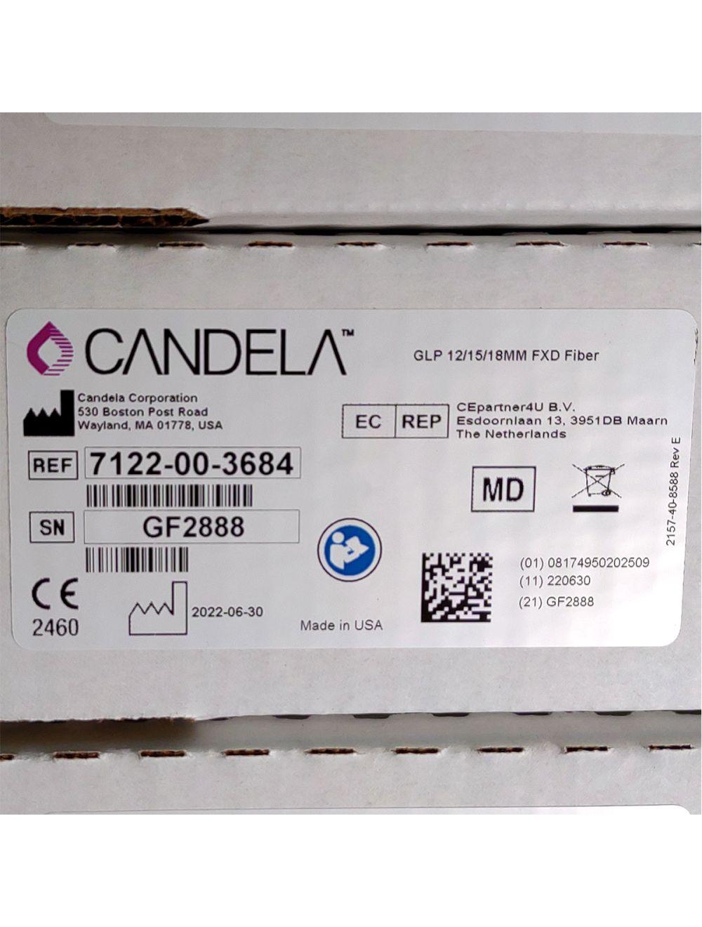 Candela GentleLase Plus Fiber Assembly 12/15/18mm Factory NEW 7122-00-3684 (GF2888) Candela