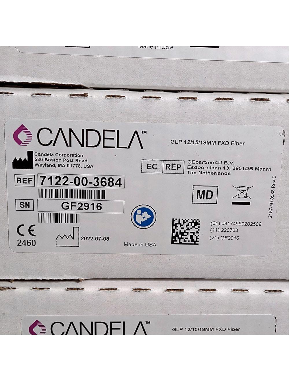 Candela GentleLase Plus Fiber Assembly 12/15/18mm Factory NEW 7122-00-3684 (GF2916) Candela