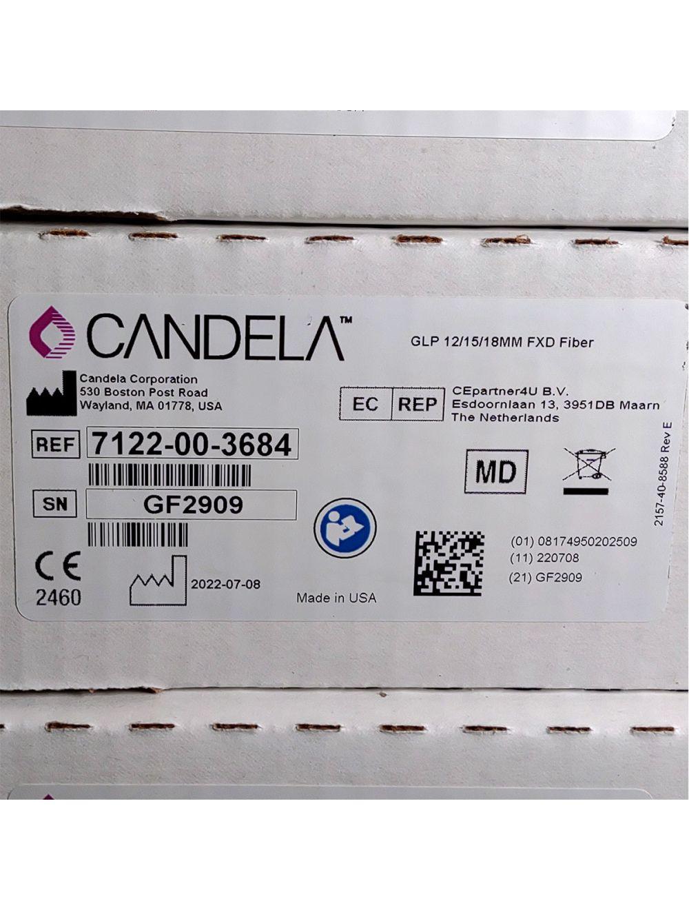 Candela GentleLase Plus Fiber Assembly 12/15/18mm Factory NEW 7122-00-3684 (GF2909) Candela