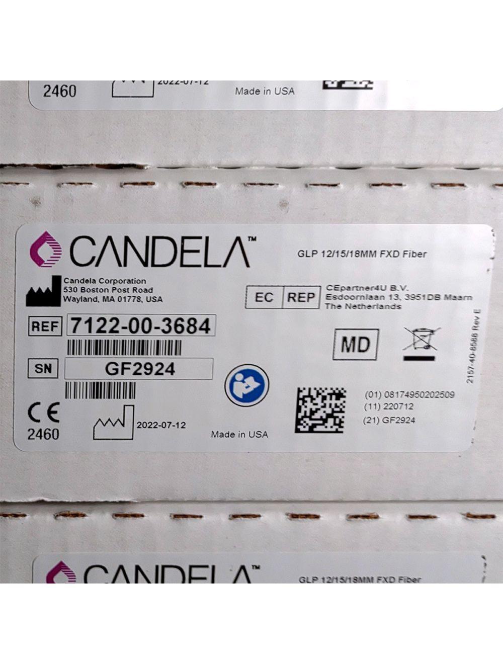 Candela GentleLase Plus Fiber Assembly 12/15/18mm Factory NEW 7122-00-3684 (GF2924) Candela