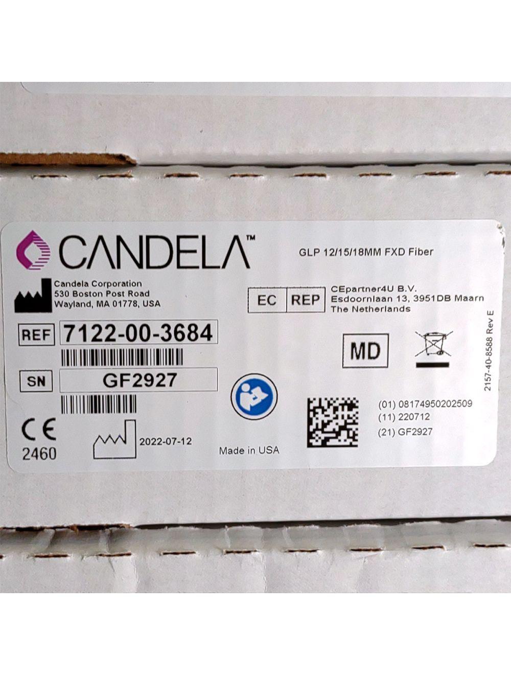 Candela GentleLase Plus Fiber Assembly 12/15/18mm Factory NEW 7122-00-3684 (GF2927) Candela