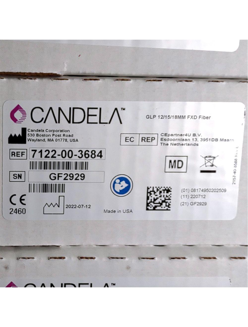 Candela GentleLase Plus Fiber Assembly 12/15/18mm Factory NEW 7122-00-3684 (GF2929) Candela