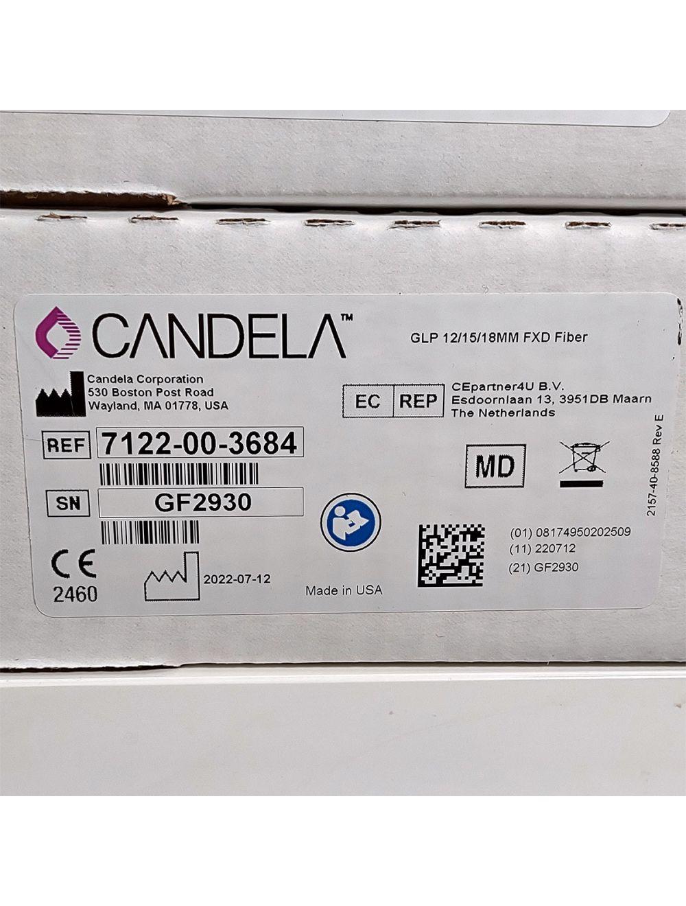Candela GentleLase Plus Fiber Assembly 12/15/18mm Factory NEW 7122-00-3684 (GF2930) Candela