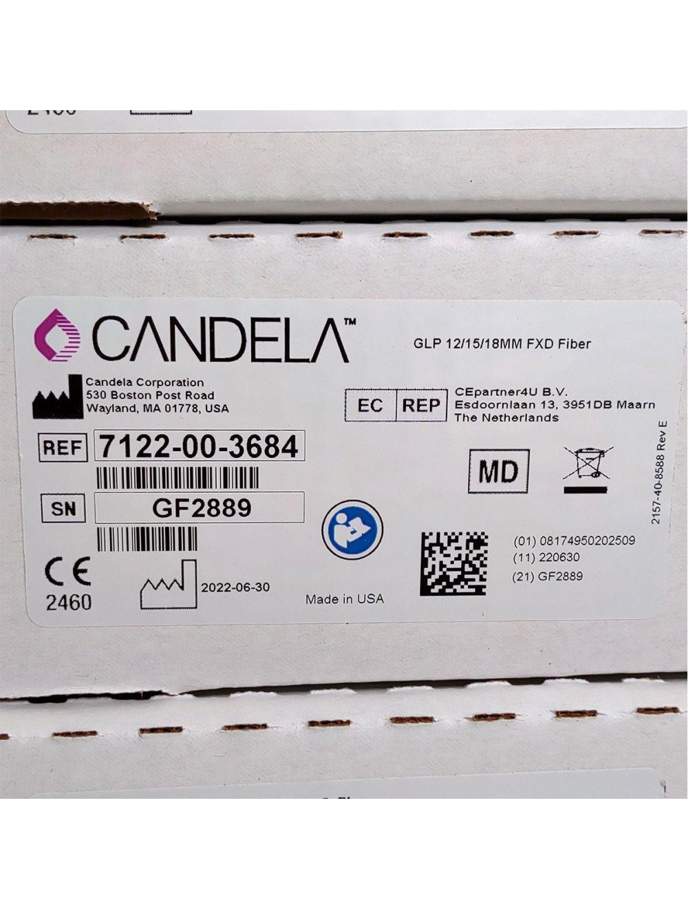 Candela GentleLase Plus Fiber Assembly 12/15/18mm Factory NEW 7122-00-3684 (GF2889) Candela