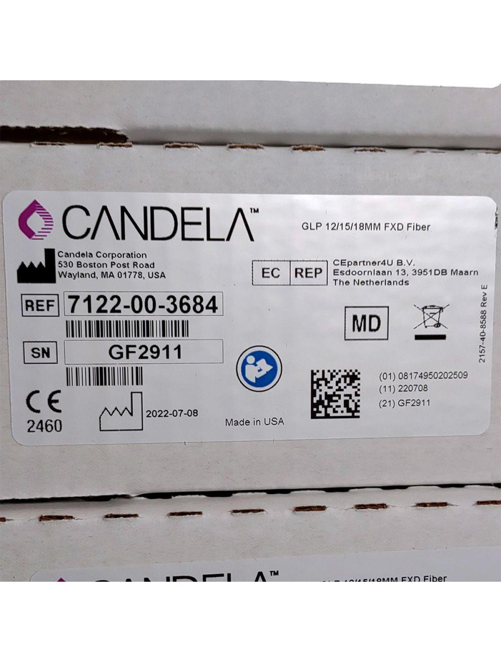 Candela GentleLase Plus Fiber Assembly 12/15/18mm Factory NEW 7122-00-3684 (GF2911) Candela
