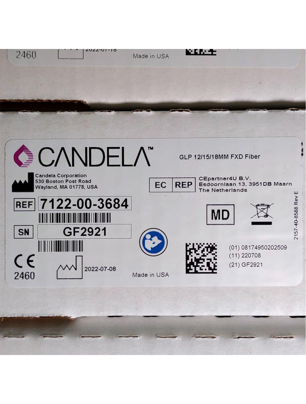 Candela GentleLase Plus Fiber Assembly 12/15/18mm Factory NEW 7122-00-3684 (GF2921) Candela