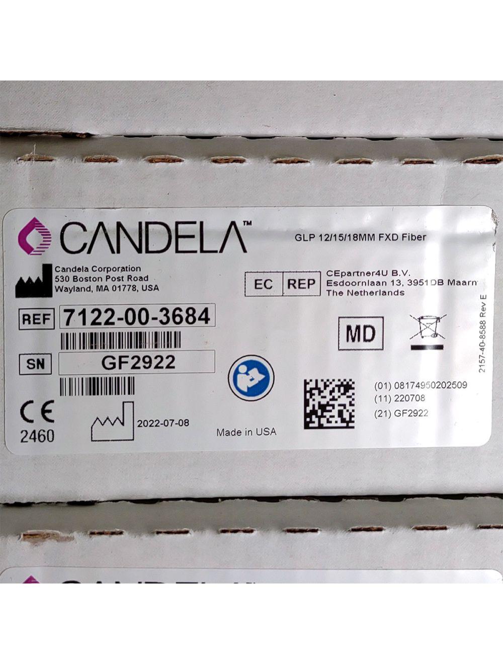 Candela GentleLase Plus Fiber Assembly 12/15/18mm Factory NEW 7122-00-3684 (GF2922) Candela