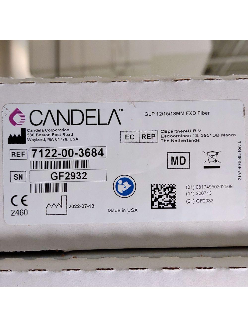 Candela GentleLase Plus Fiber Assembly 12/15/18mm Factory NEW 7122-00-3684 (GF2932) Candela