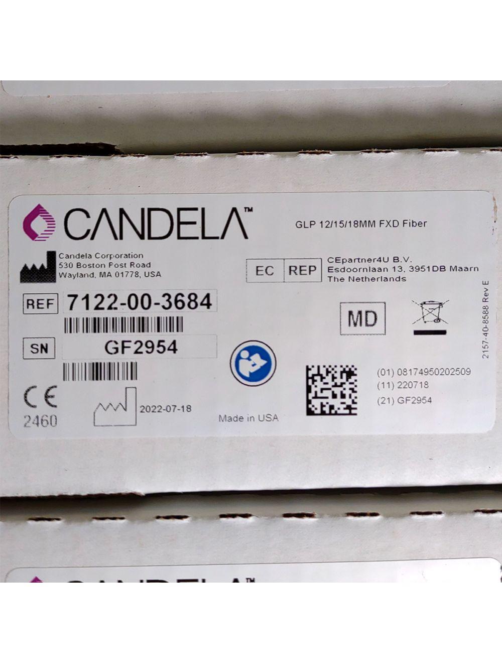 Candela GentleLase Plus Fiber Assembly 12/15/18mm Factory NEW 7122-00-3684 (GF2954) Candela