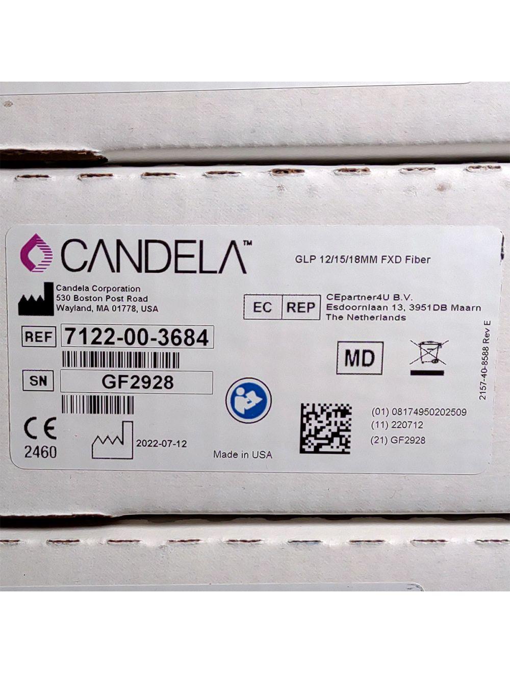 Candela GentleLase Plus Fiber Assembly 12/15/18mm Factory NEW 7122-00-3684 (GF2928) Candela