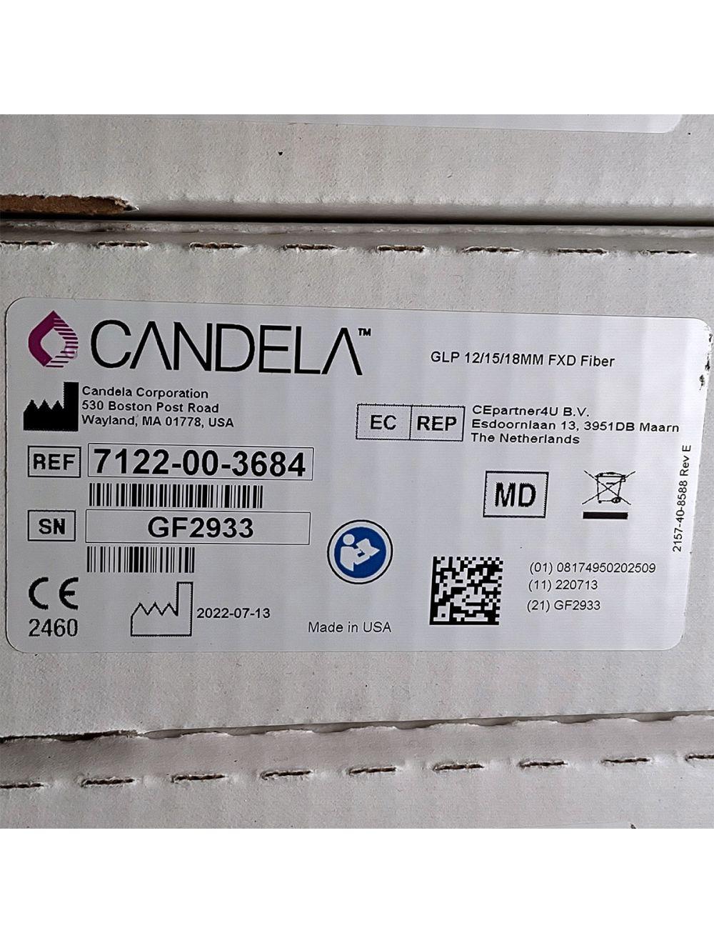 Candela GentleLase Plus Fiber Assembly 12/15/18mm Factory NEW 7122-00-3684 (GF2933) Candela