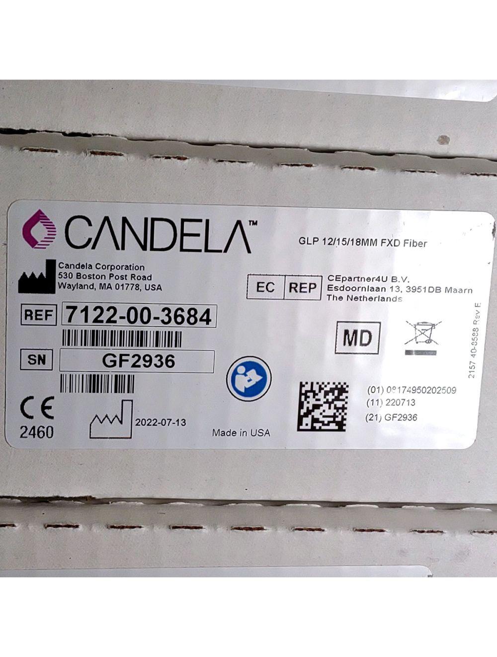 Candela GentleLase Plus Fiber Assembly 12/15/18mm Factory NEW 7122-00-3684 (GF2936) Candela