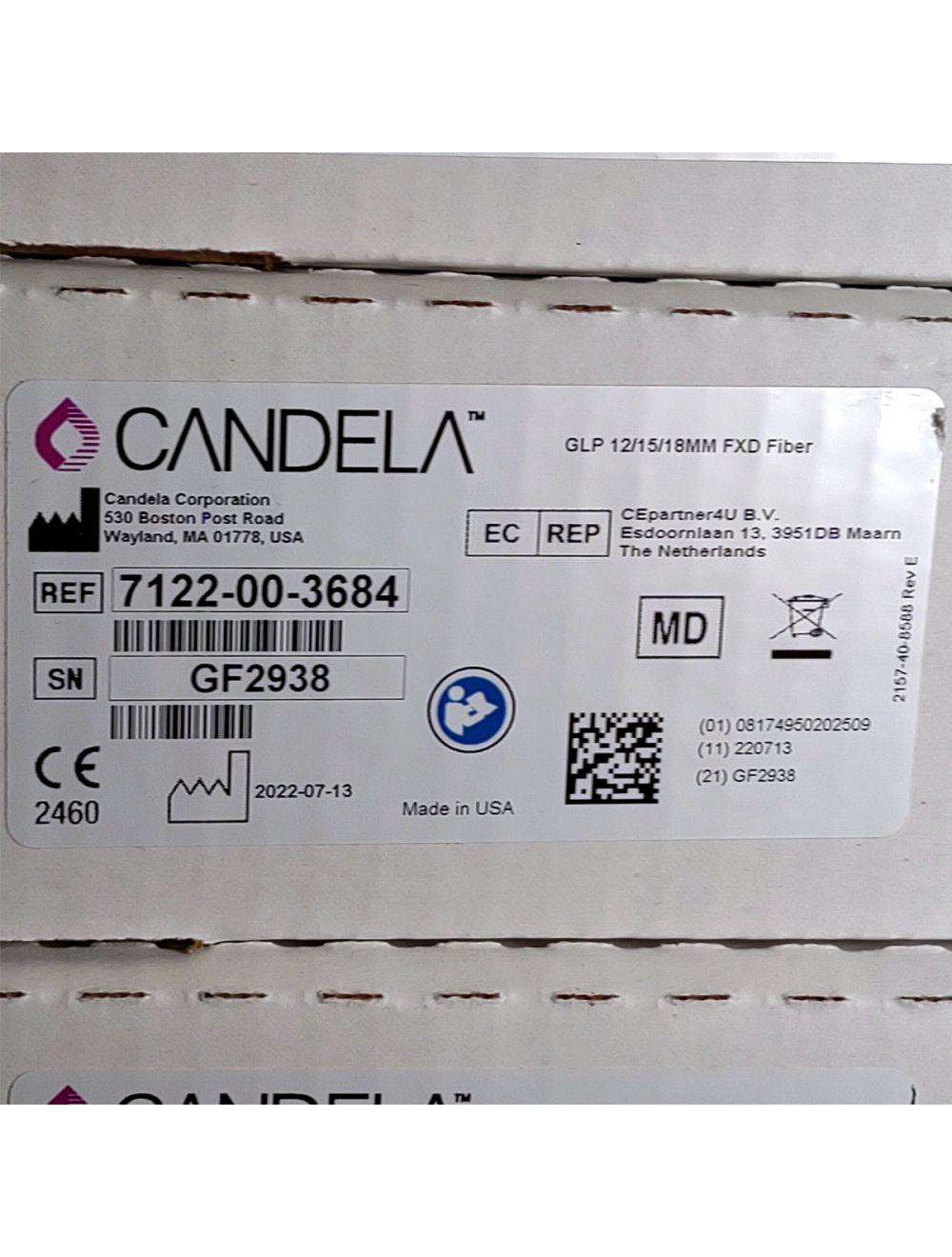 Candela GentleLase Plus Fiber Assembly 12/15/18mm Factory NEW 7122-00-3684 (GF2938) Candela