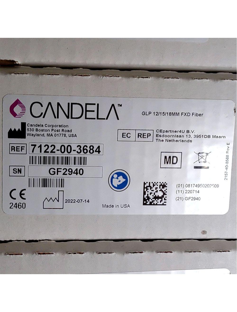 Candela GentleLase Plus Fiber Assembly 12/15/18mm Factory NEW 7122-00-3684 (GF2940) Candela