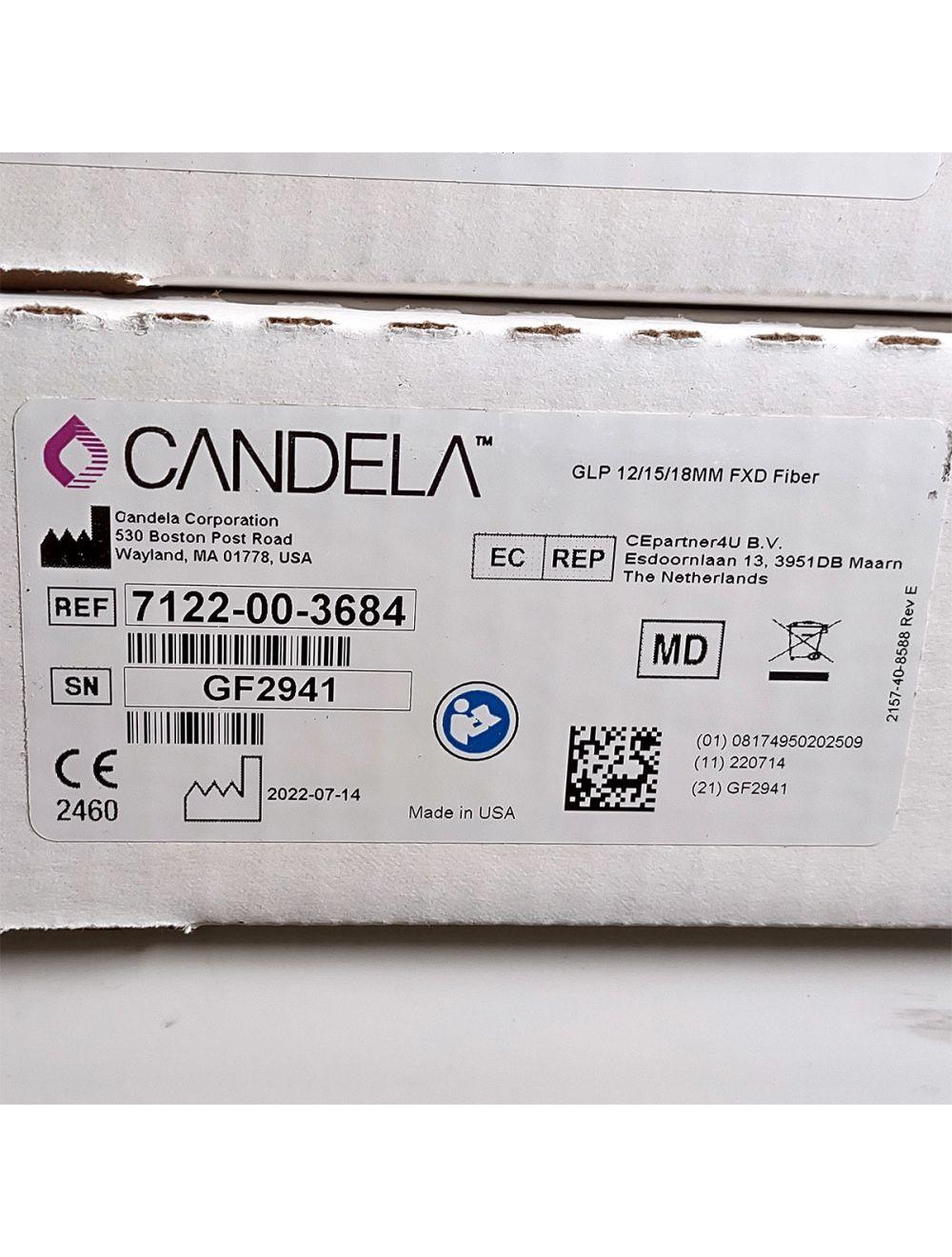 Candela GentleLase Plus Fiber Assembly 12/15/18mm Factory NEW 7122-00-3684 (GF2941) Candela