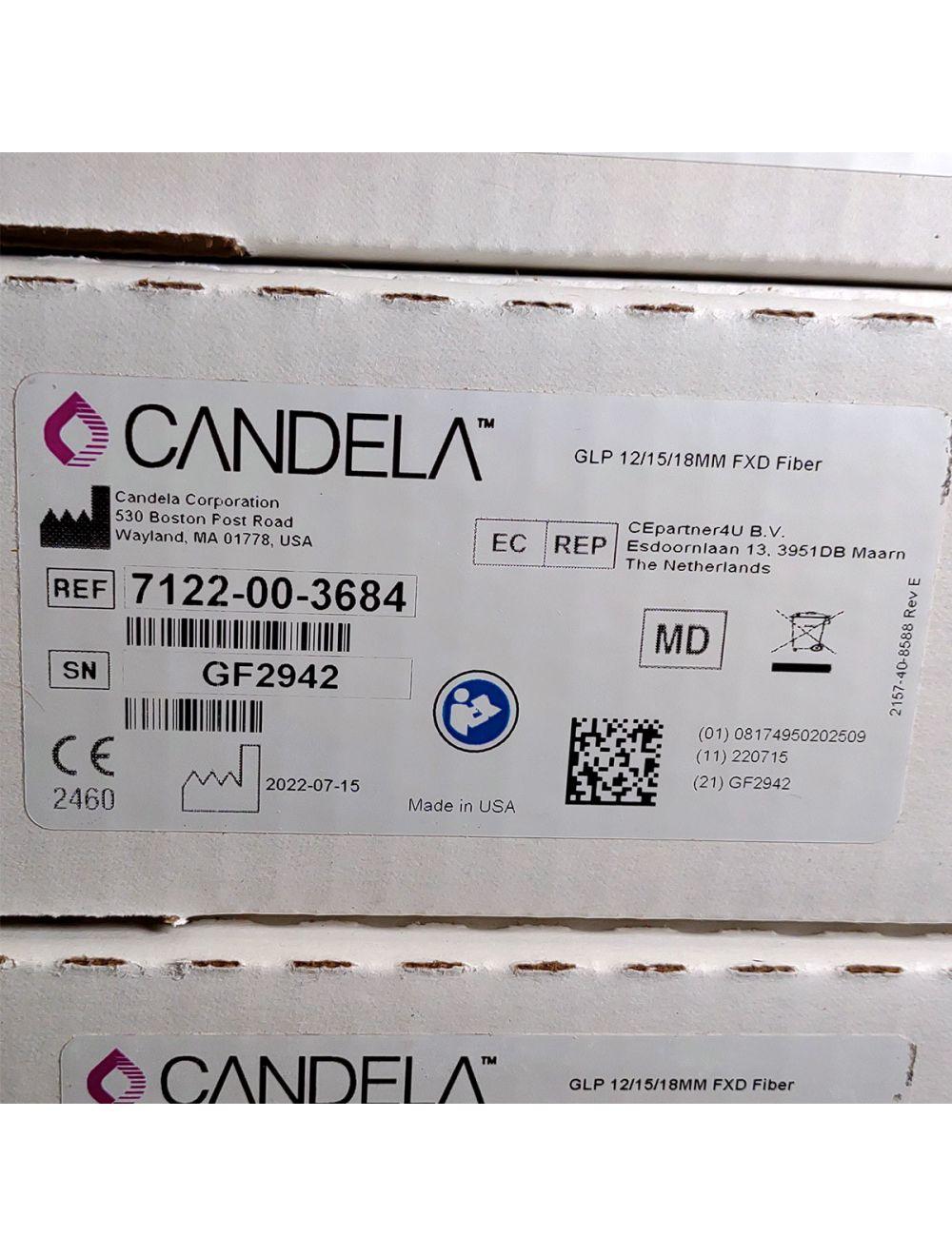 Candela GentleLase Plus Fiber Assembly 12/15/18mm Factory NEW 7122-00-3684 (GF2942) Candela