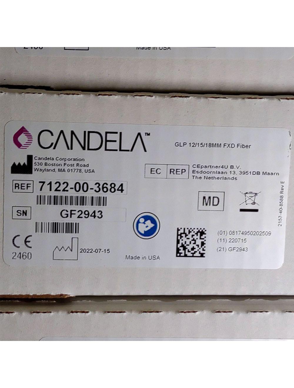 Candela GentleLase Plus Fiber Assembly 12/15/18mm Factory NEW 7122-00-3684 (GF2943) Candela