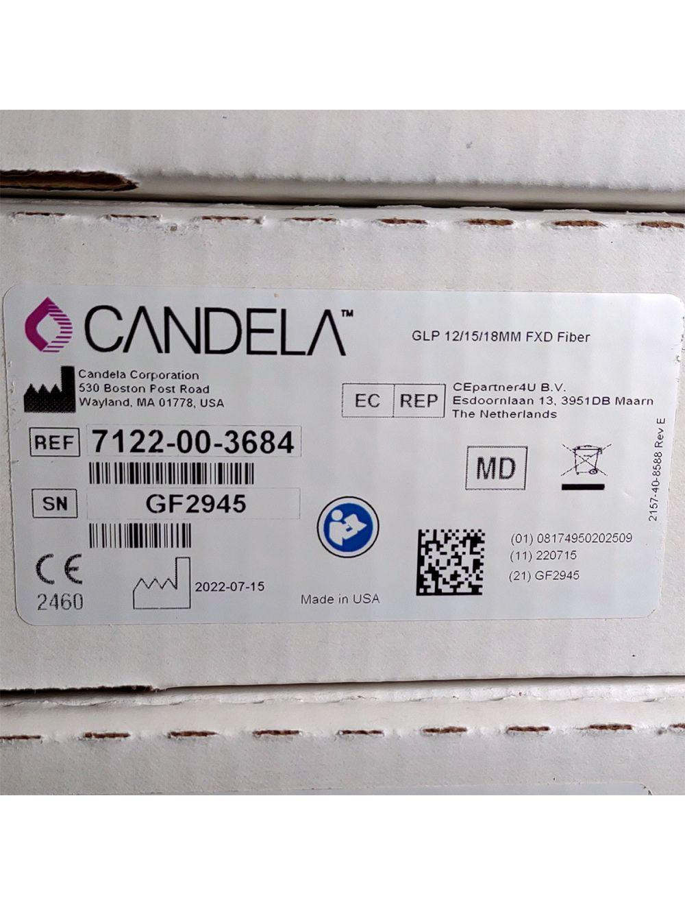 Candela GentleLase Plus Fiber Assembly 12/15/18mm Factory NEW 7122-00-3684 (GF2945) Candela