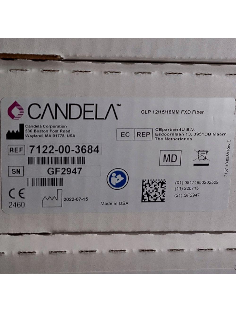 Candela GentleLase Plus Fiber Assembly 12/15/18mm Factory NEW 7122-00-3684 (GF2947) Candela