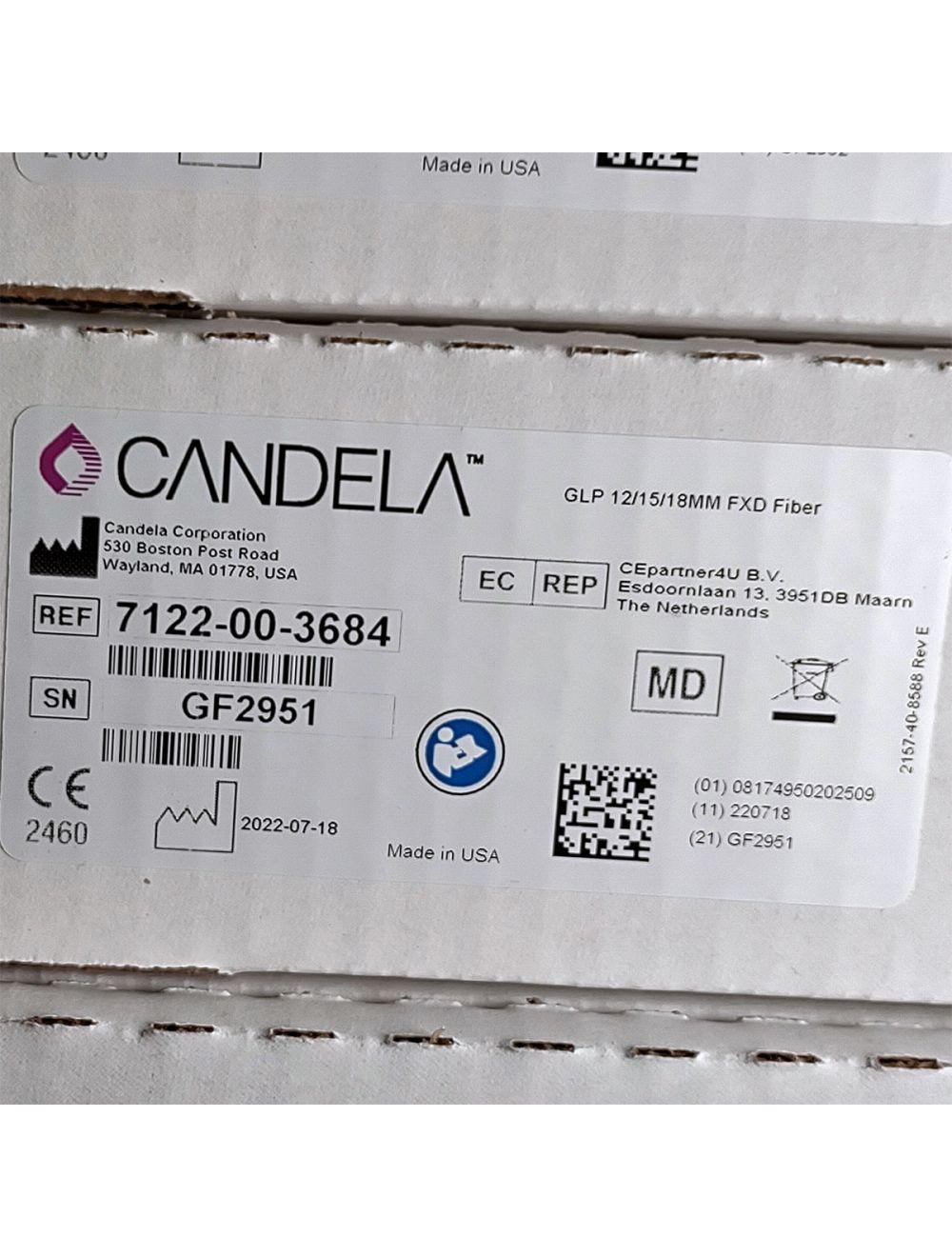 Candela GentleLase Plus Fiber Assembly 12/15/18mm Factory NEW 7122-00-3684 (GF2951) Candela