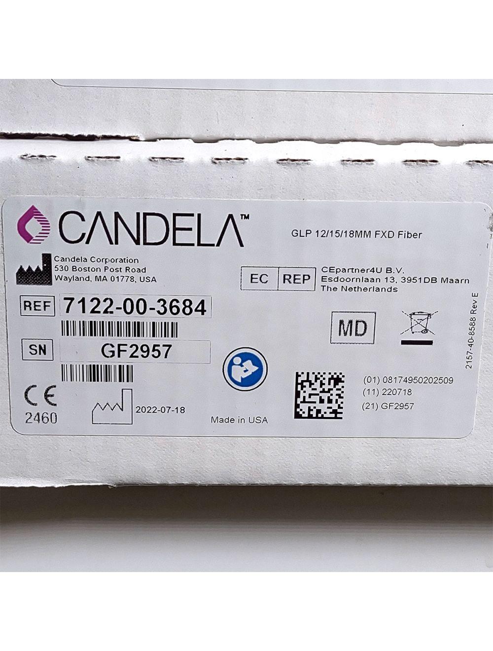 Candela GentleLase Plus Fiber Assembly 12/15/18mm Factory NEW 7122-00-3684 (GF2957) Candela
