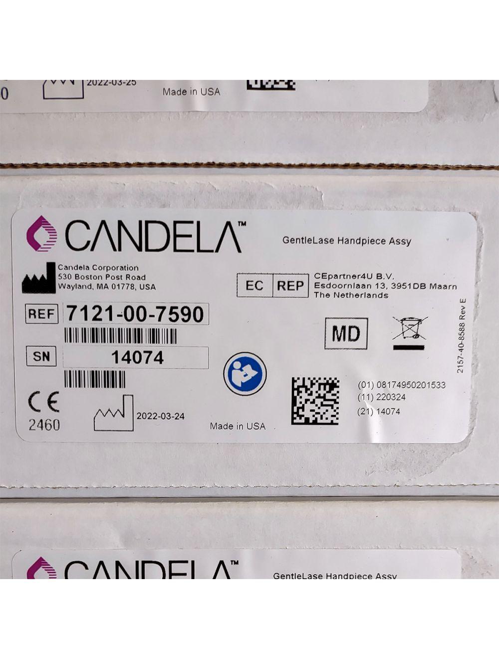 Candela GentleLase Plus Handpiece Assembly No Fiber Factory NEW 7121-00-7590 (14074sn) Candela