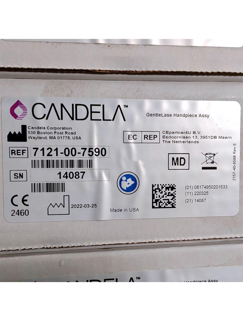 Candela GentleLase Plus Handpiece Assembly No Fiber Factory NEW 7121-00-7590 (14087sn) Candela