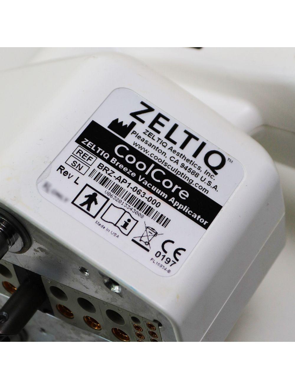 Zeltiq CoolSculpting CoolCore Breeze Vacuum Applicator Handpiece BRZ-AP1-063-008 Zeltiq