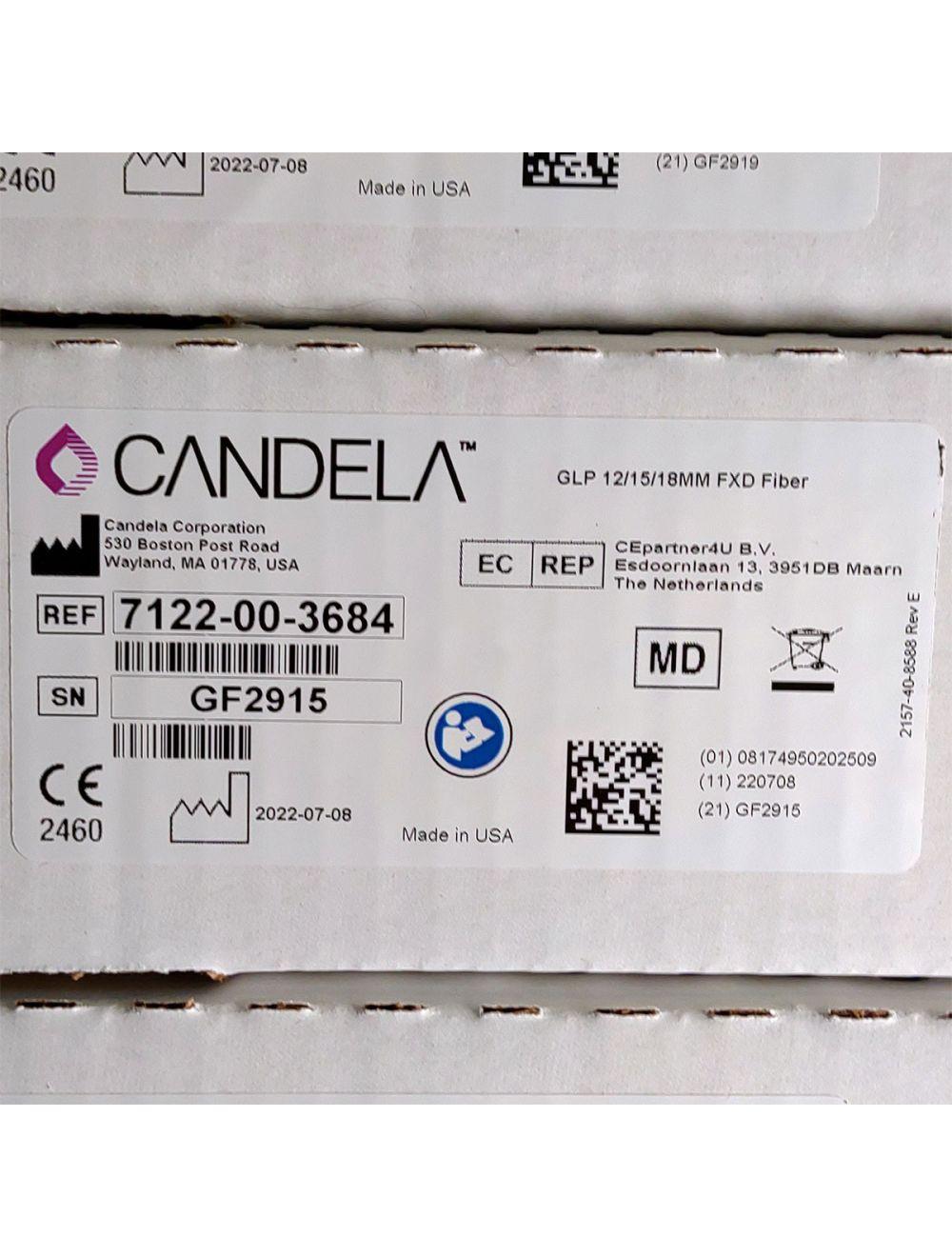 Candela GentleLase Plus Fiber Assembly 12/15/18mm Factory NEW 7122-00-3684 (GF2915) Candela