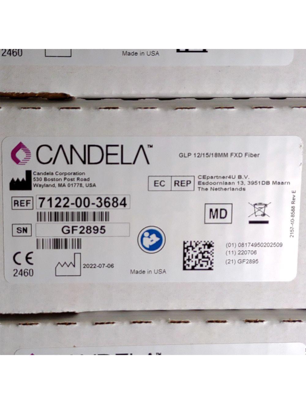 Candela GentleLase Plus Fiber Assembly 12/15/18mm Factory NEW 7122-00-3684 (GF2895) Candela