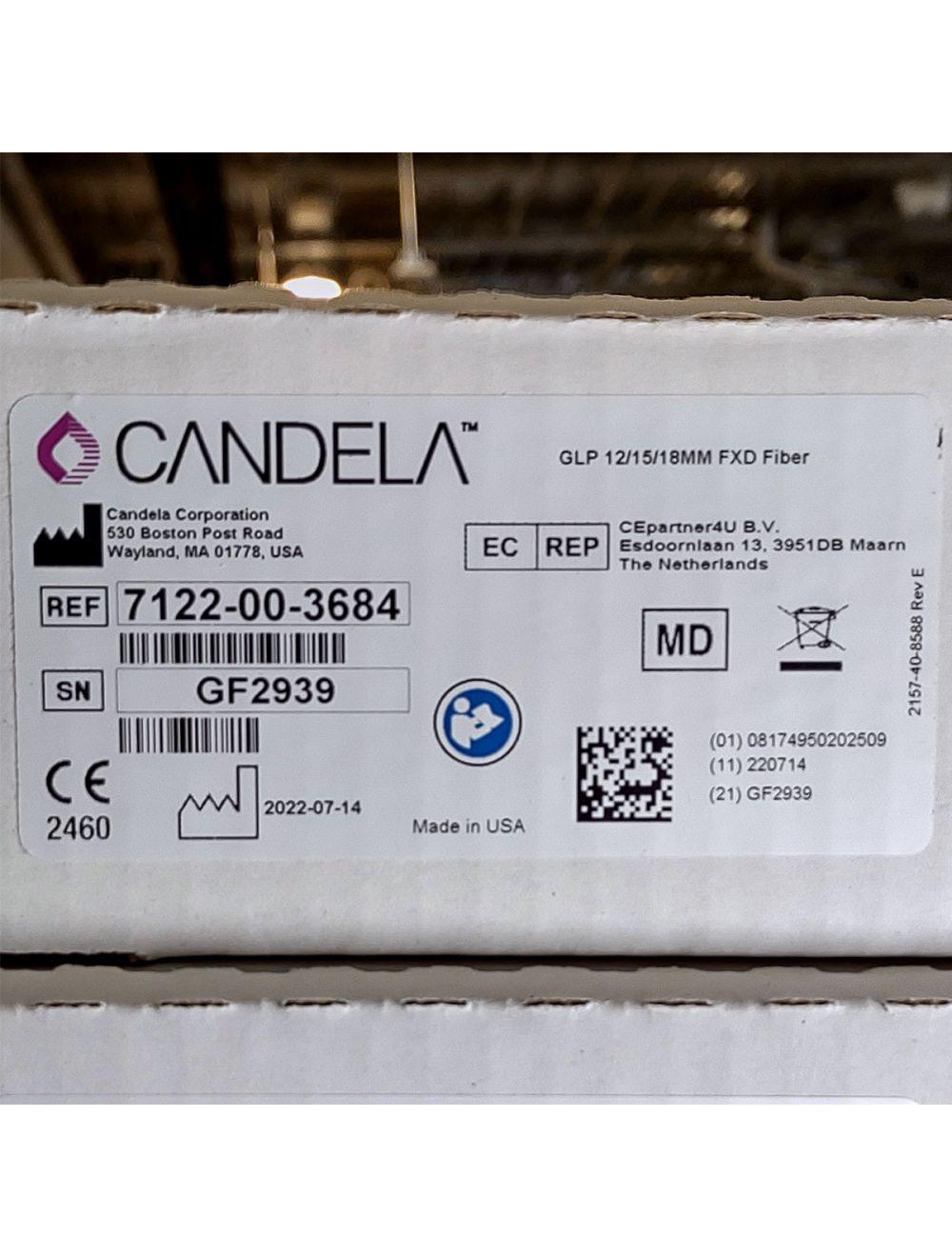 Candela GentleLase Plus Fiber Assembly 12/15/18mm Factory NEW 7122-00-3684 (GF2939) Candela