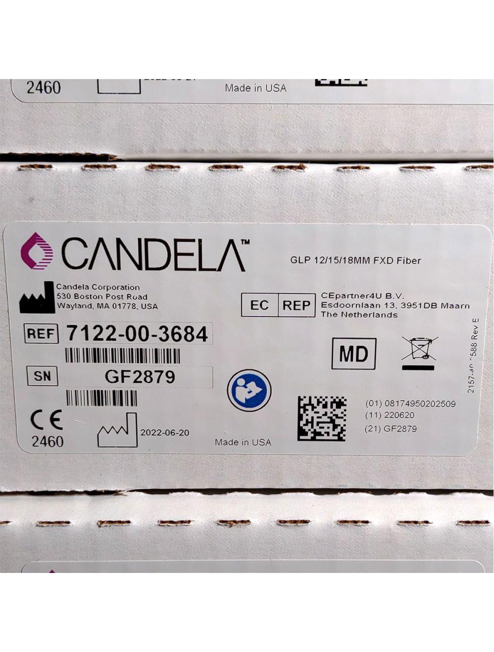 Candela GentleLase Plus Fiber Assembly 12/15/18mm Factory NEW 7122-00-3684 (GF2879) Candela