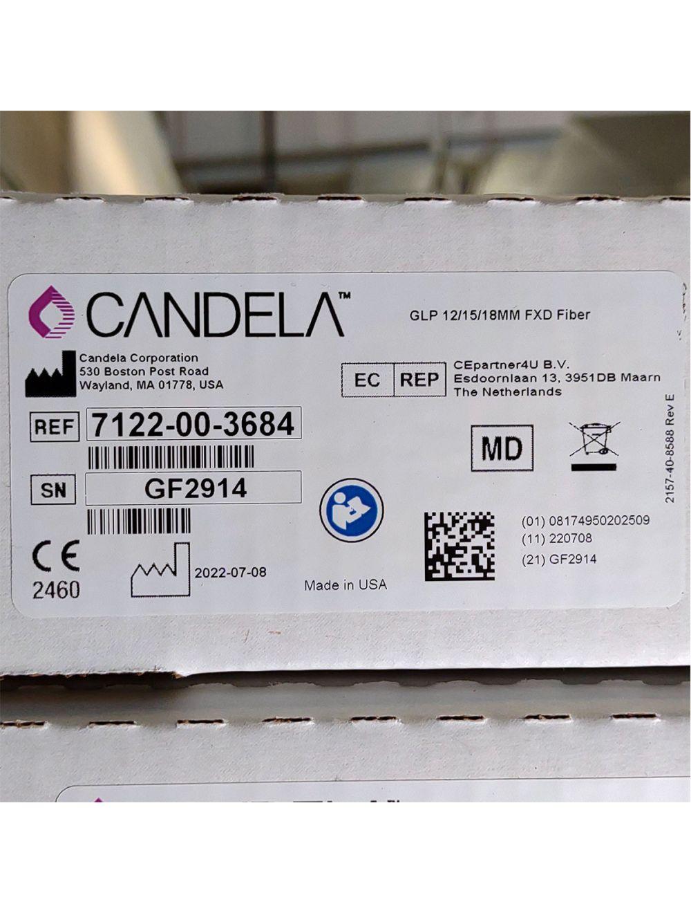 Candela GentleLase Plus Fiber Assembly 12/15/18mm Factory NEW 7122-00-3684 (GF2914) Candela