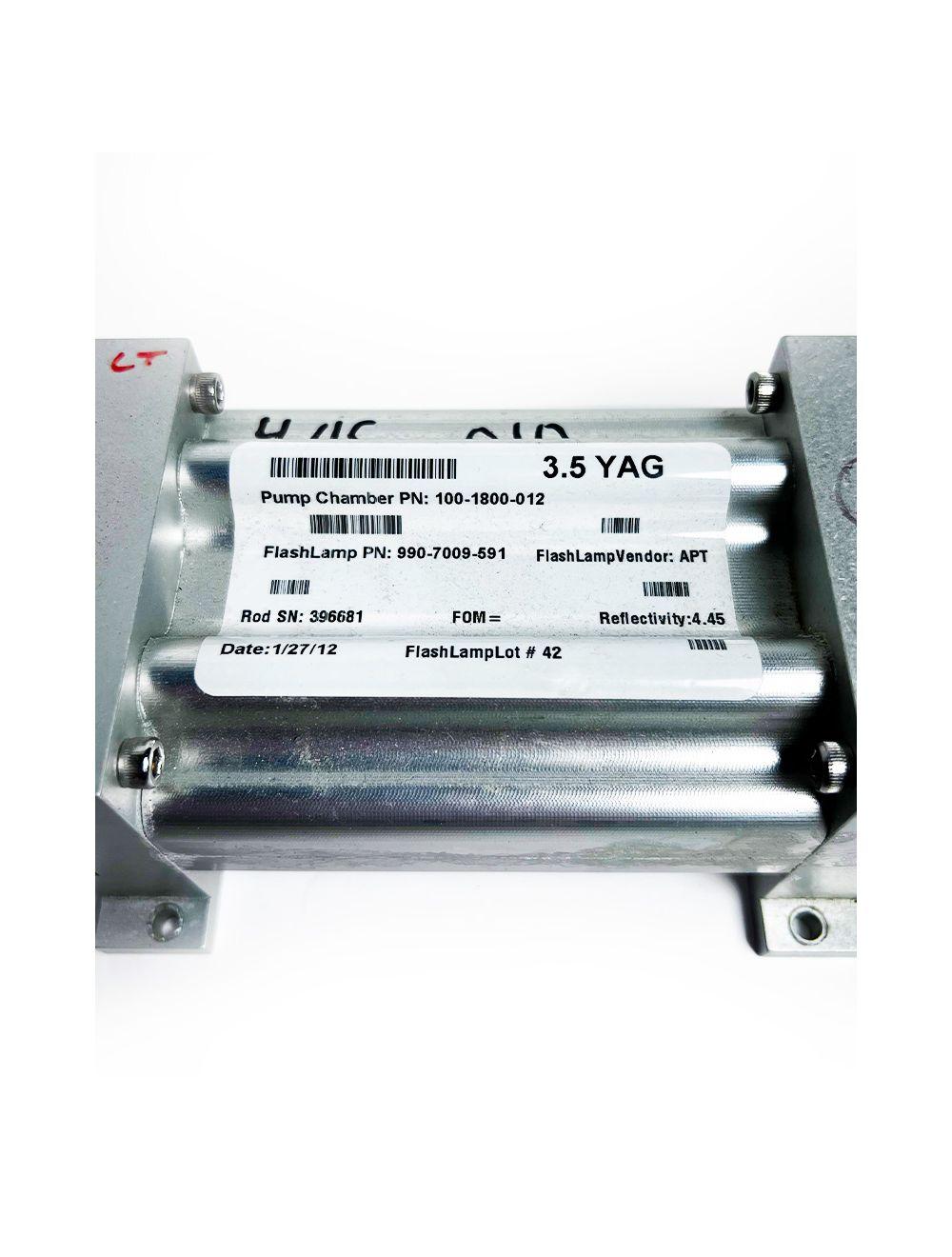 Cynosure MPX Laser 3.5 Nd:YAG Pump Chamber Head Assembly PARTS 100-1800-012 Cynosure