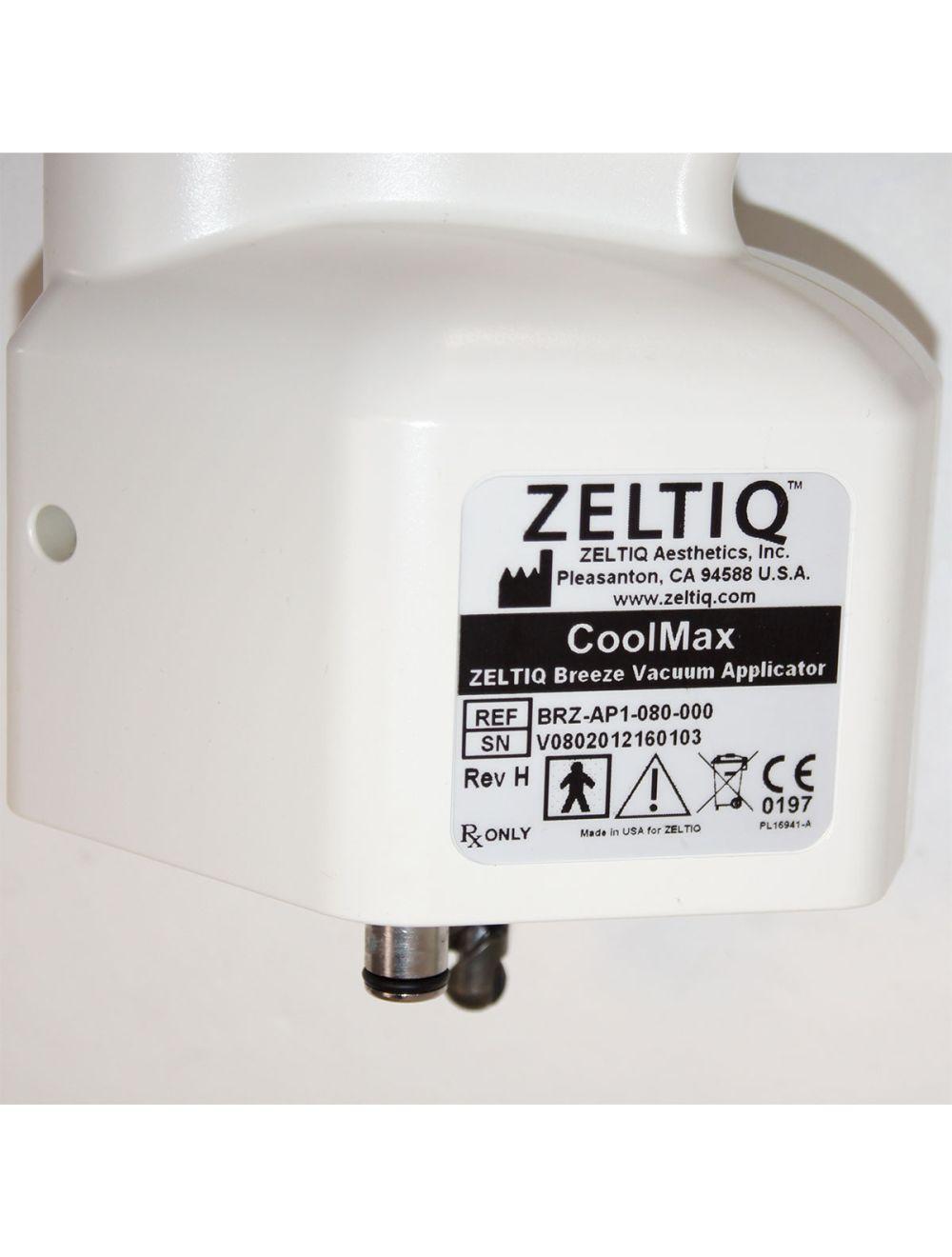 2012 Zeltiq CoolSculpting CoolMax Breeze Vacuum Applicator BRZ-AP1-080-000 (EQ) Zeltiq