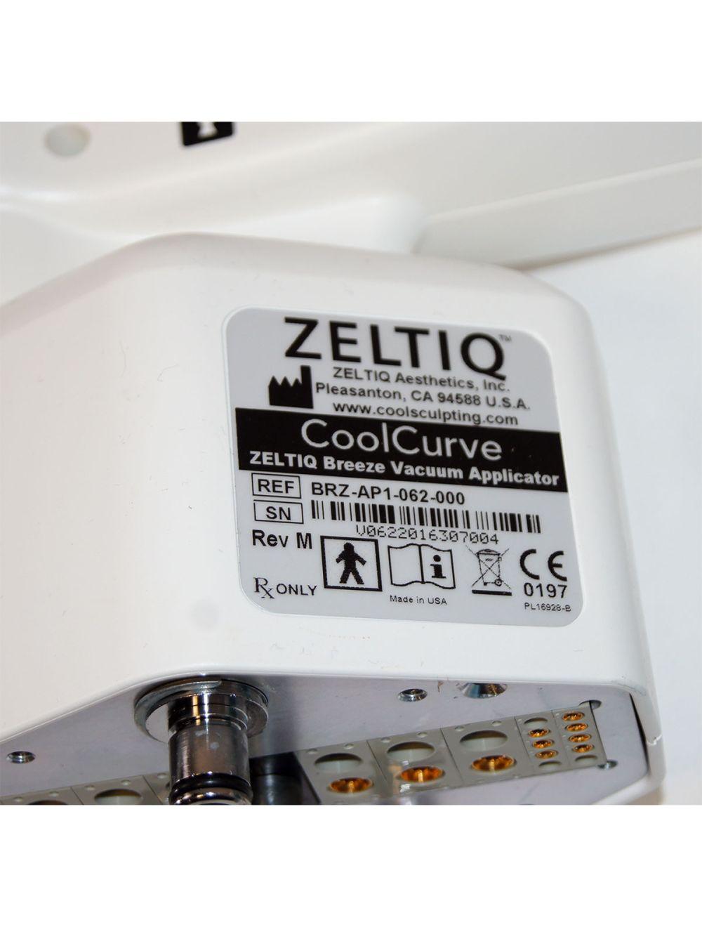 2016 Zeltiq CoolSculpting CoolCurve Breeze Vacuum Handpiece BRZ-AP1-062-000 (ET) Zeltiq