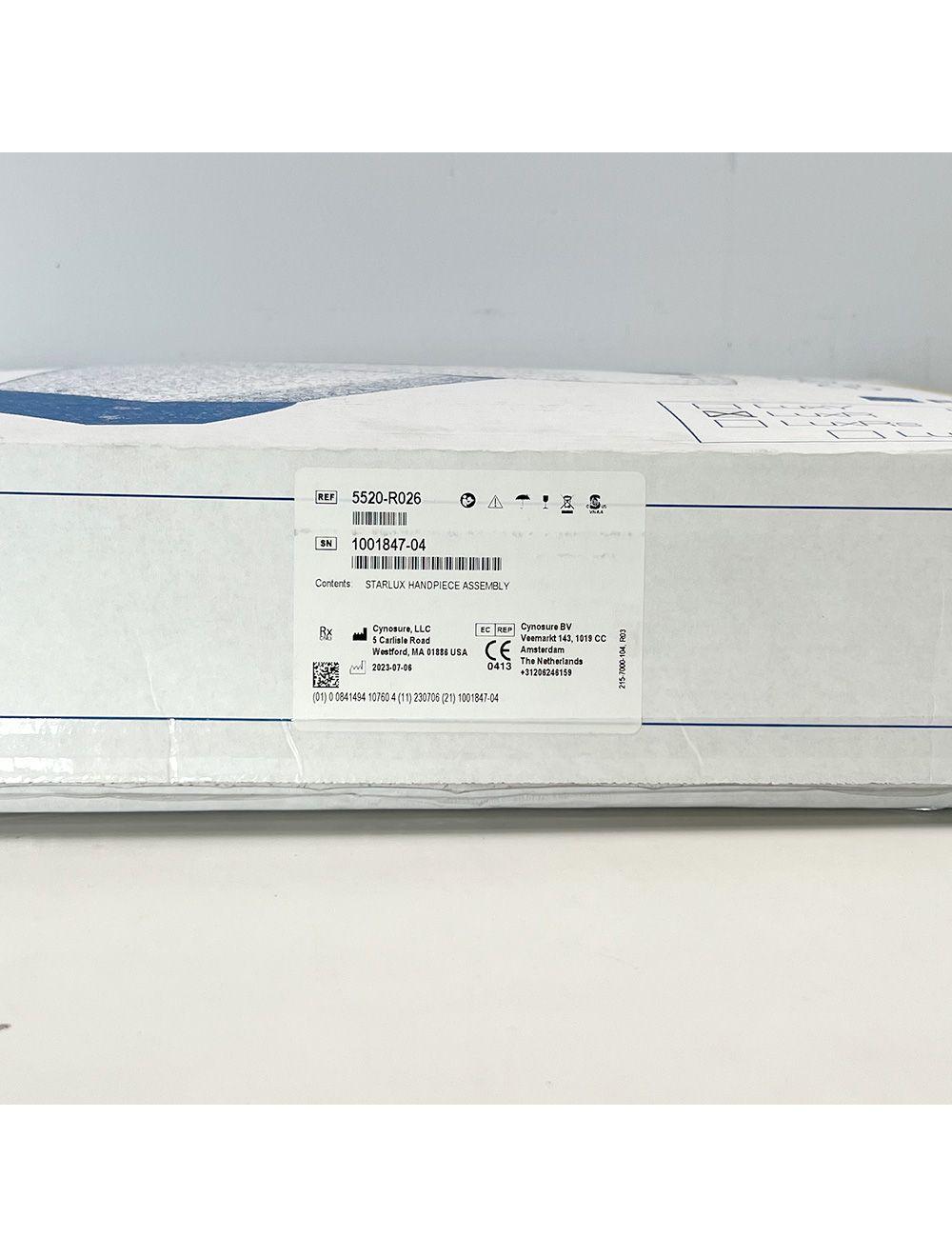 Palomar StarLux LuxR 500 Handpiece Cynosure Factory NEW 1001847-04 (0 Shots) Palomar