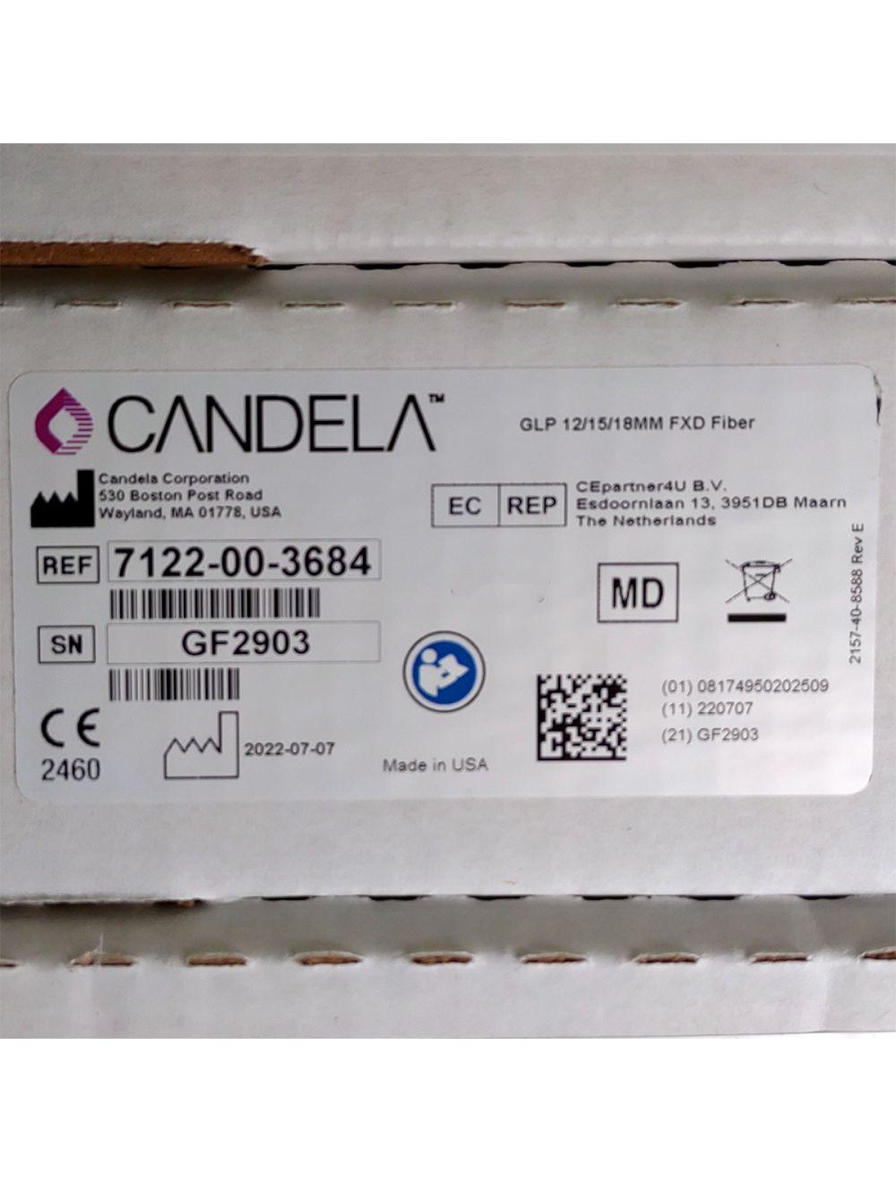 Candela GentleLase Plus Fiber Assembly 12/15/18mm Factory NEW 7122-00-3684 (GF2903) Candela