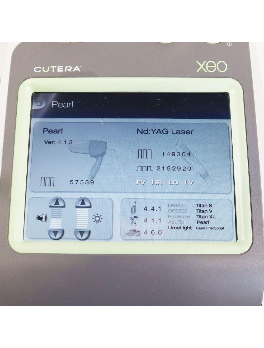 Cutera XEO Pearl Handpiece - Shot Count: 57,539 Cutera
