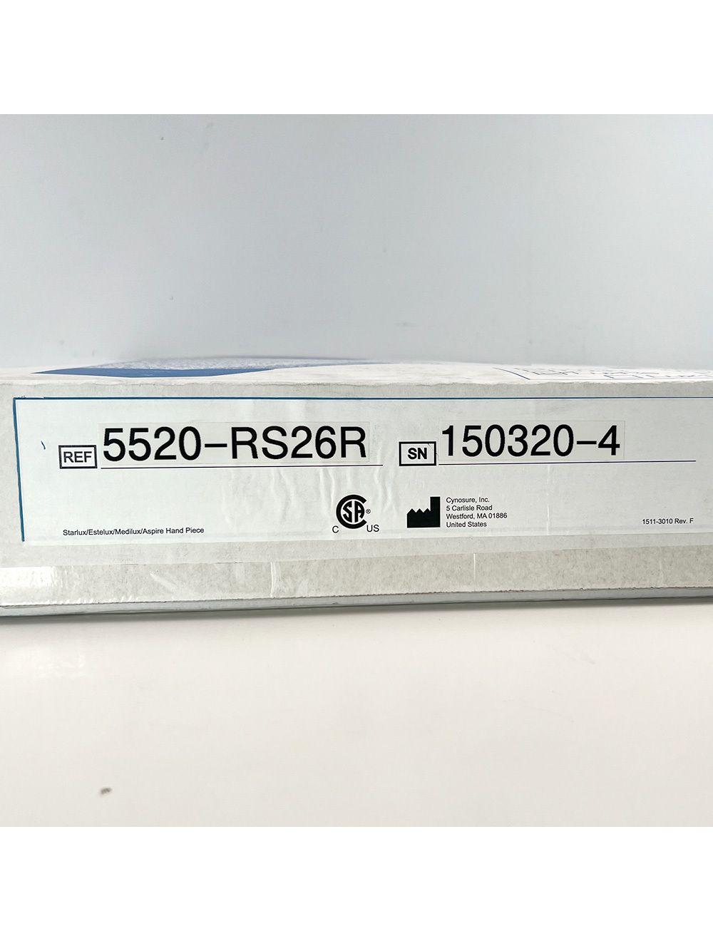 Palomar StarLux LuxRs 500 Handpiece Cynosure Factory Refurbished 150320-4 (0 Shots) Palomar