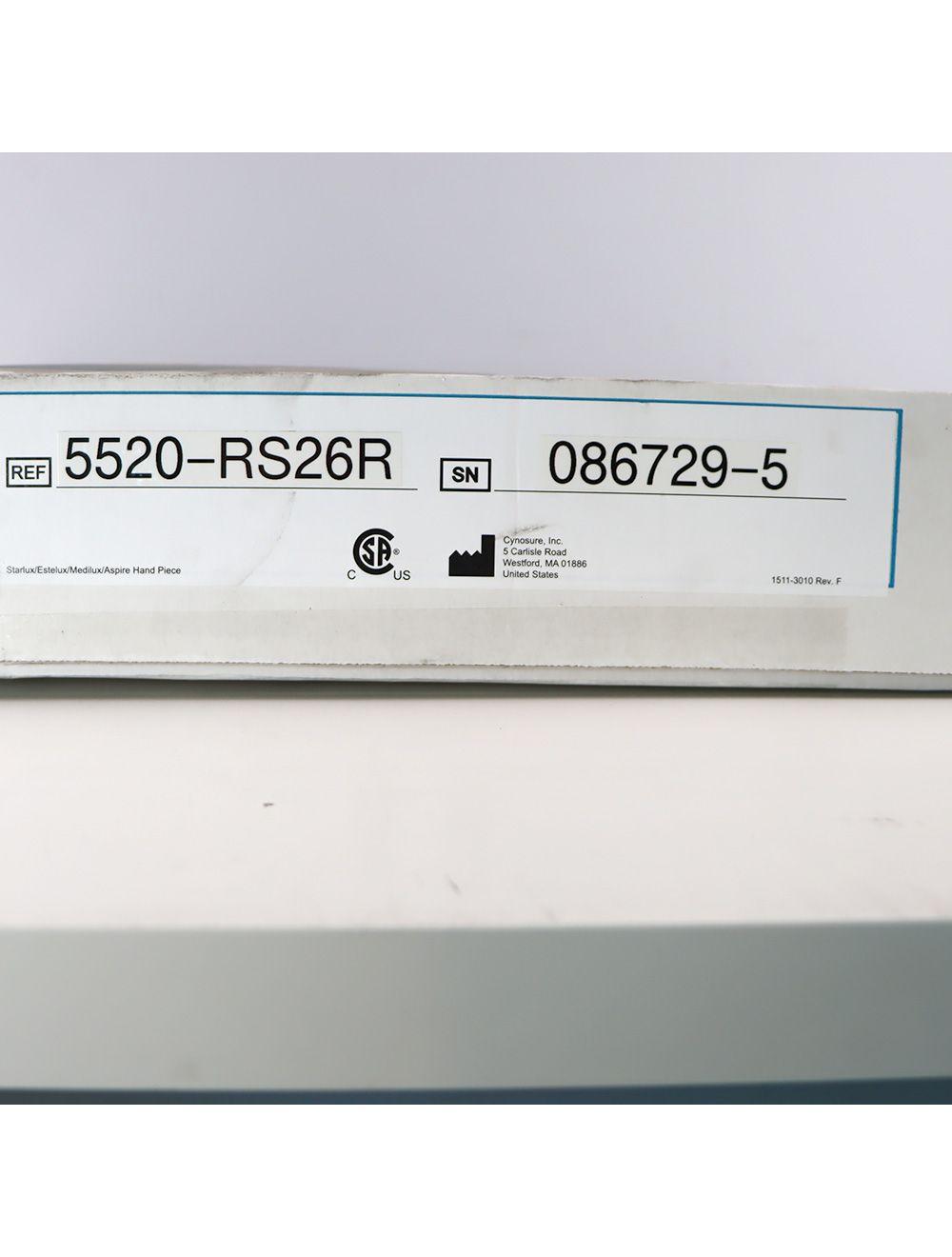 Palomar StarLux LuxRs 500 Handpiece Cynosure Factory Refurbished 086729-5 (0 Shots) Palomar