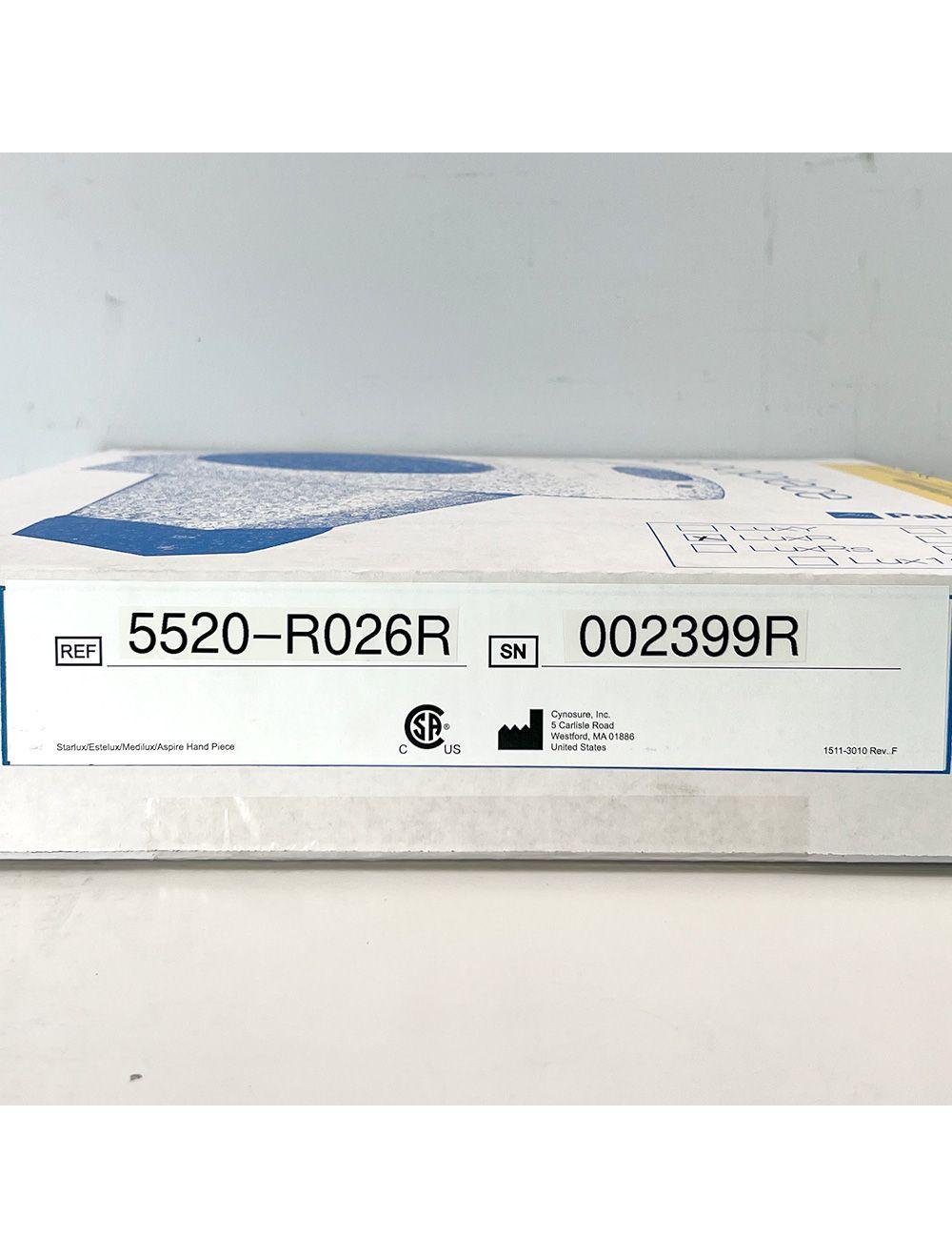 Palomar StarLux LuxR 500 Handpiece Cynosure Factory Refurbished 002399R (0 Shots) Palomar