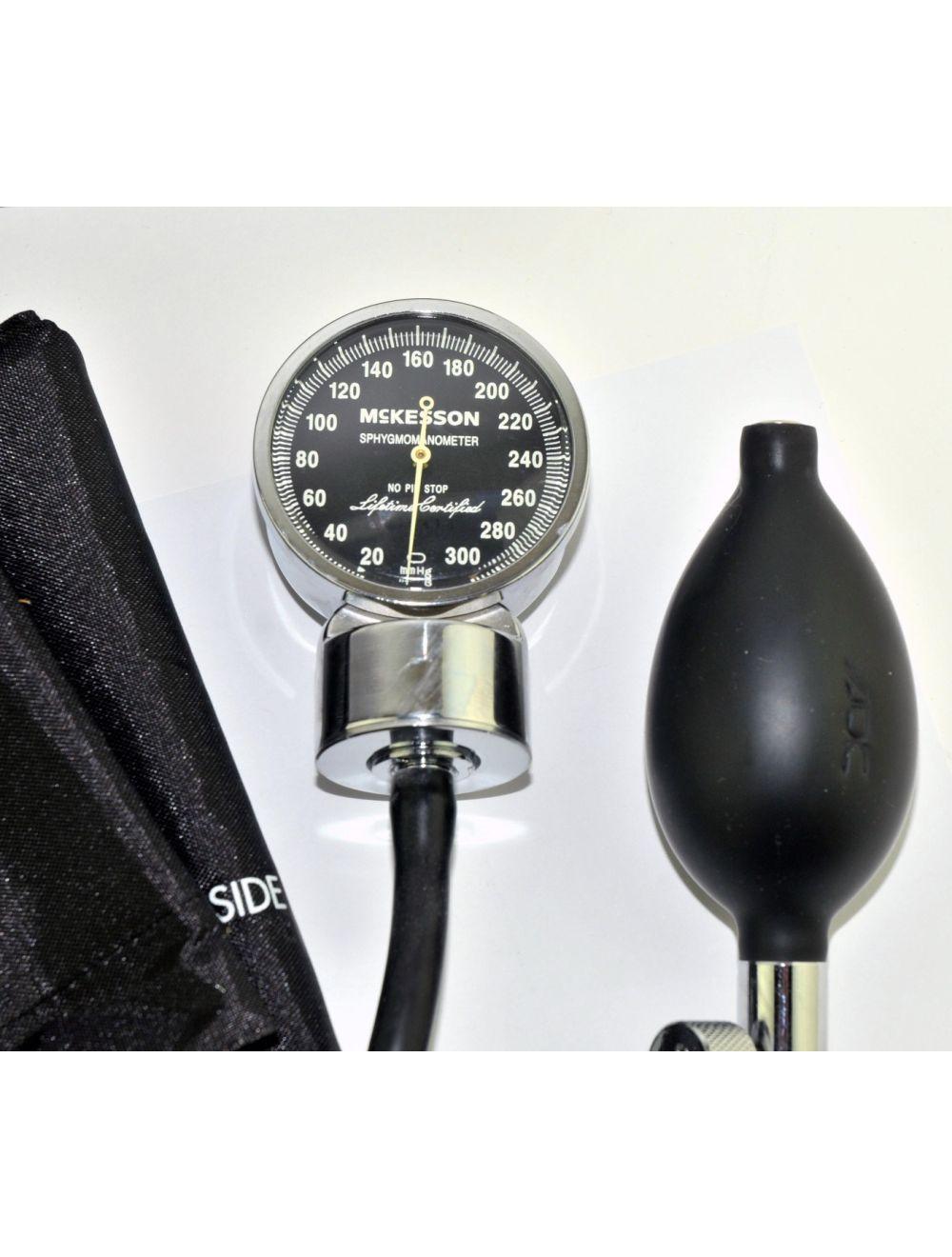 McKesson Sphygmomanometer Lifetime Certified Adult Sz Cuff Blood Pressure Tester Sol International Medical