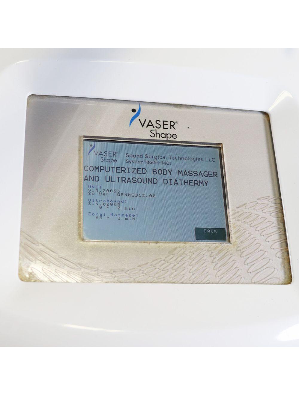 2003 Sound Surgical Vaser Shape MC1 Ultrasound Body Massage Cavitation Diathermy Solta Medical