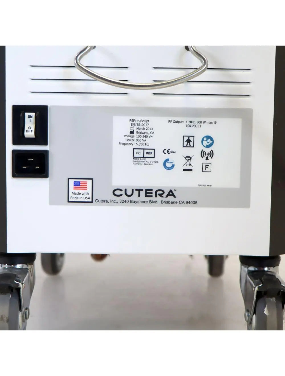 2013 Cutera truSculpt 3D BodySculpting RadioFrequency RF w/4 Handpieces LOADED! Cutera