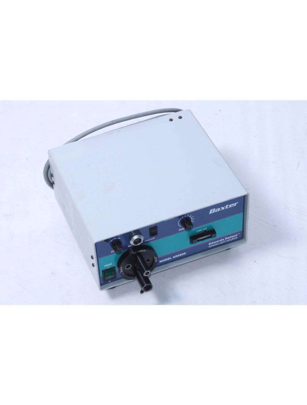Baxter Edwards Reliant AR5600 Xenon Surgical Lamp Endoscopy Light Source Parts Sol International Medical