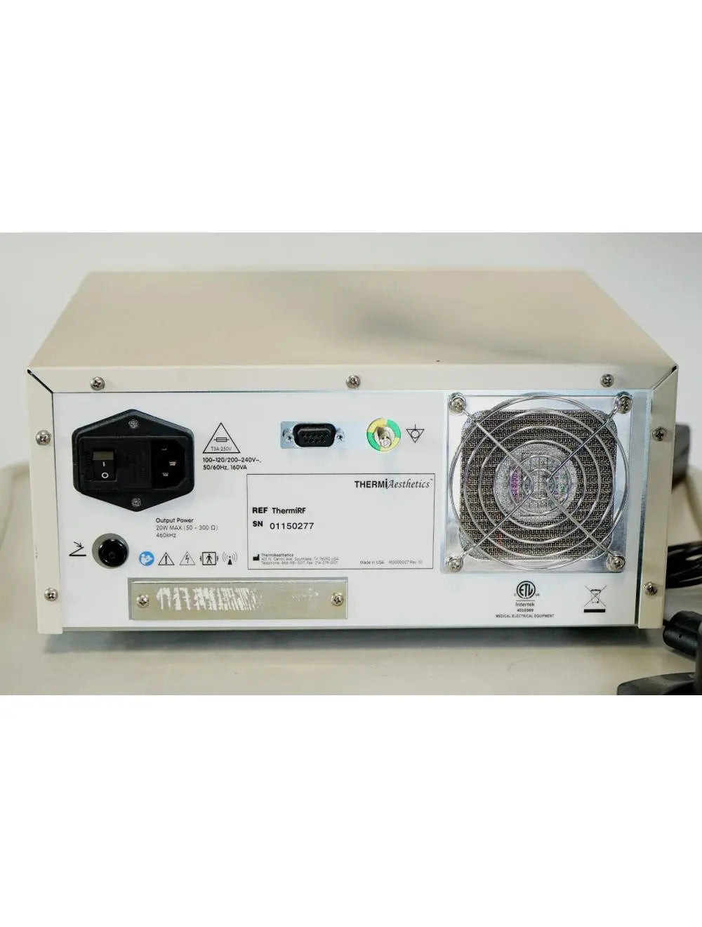 ThermiAesthetics ThermiRF RadioFrequency Generator Thermi RF ThermiSmooth &amp; More Sol International Medical